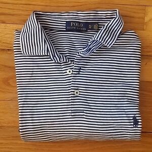 Polo Ralph Lauren Striped Polo Shirt Navy White XL Classic Preppy Logo